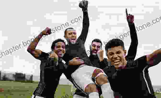 A Group Of Non League Football Players Celebrating A Victory. Tales From The Bus Leagues