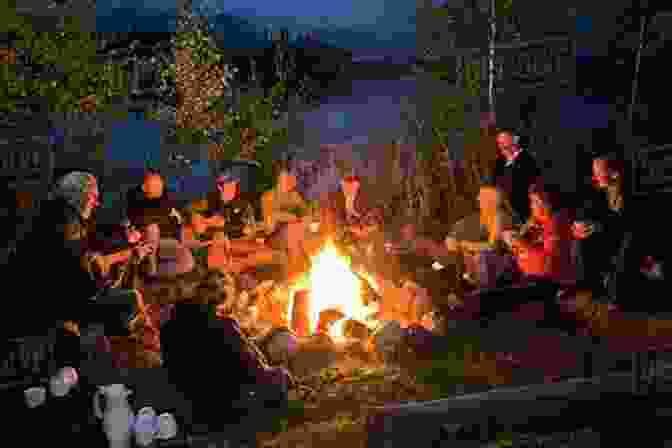 A Group Of People Sitting Around A Campfire, Sharing Stories Desert Memories (Directions) Ariel Dorfman
