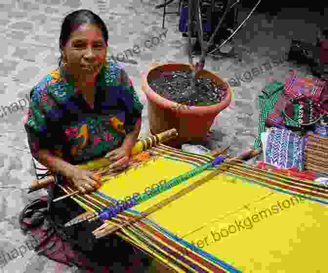 A Mayan Woman Weaves A Traditional Textile On A Backstrap Loom Tales From The Yucatan Jungle: Life In A Mayan Village