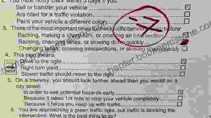 A Person Taking A Written Driver's Test. Connecticut Driver S License Practice Test Questions And Study Guide: Learn How To Drive Safely And Pass The Written Test