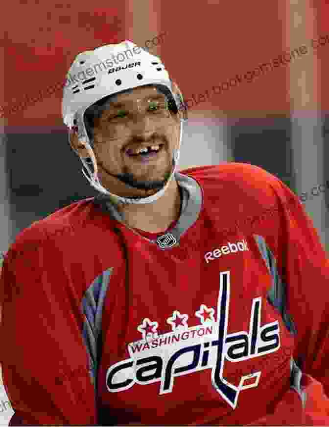 A Young Alex Ovechkin Smiling And Holding A Hockey Stick Alex Ovechkin: The Inspirational Story Of Hockey Superstar Alex Ovechkin (Alex Ovechkin Unauthorized Biography Washington D C Capitals Russia NHL Books)