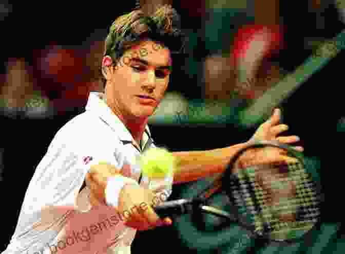 A Young Roger Federer Playing Tennis Roger Federer (People In The News)