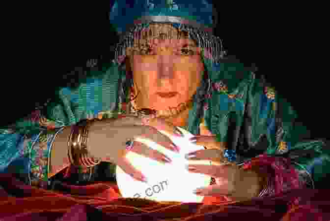 An Enigmatic Fortune Teller Sits Behind A Crystal Ball, Her Eyes Closed In Concentration A Fortune Teller Told Me: Earthbound Travels In The Far East