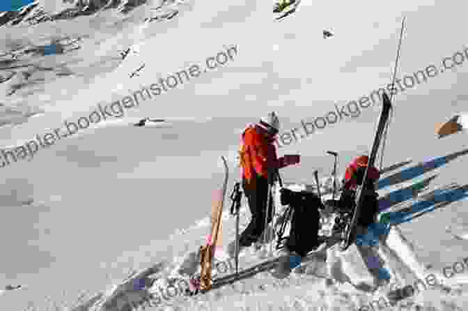 Backcountry Skier Checking Avalanche Forecast The Bozeman And Big Sky Backcountry Ski Guide