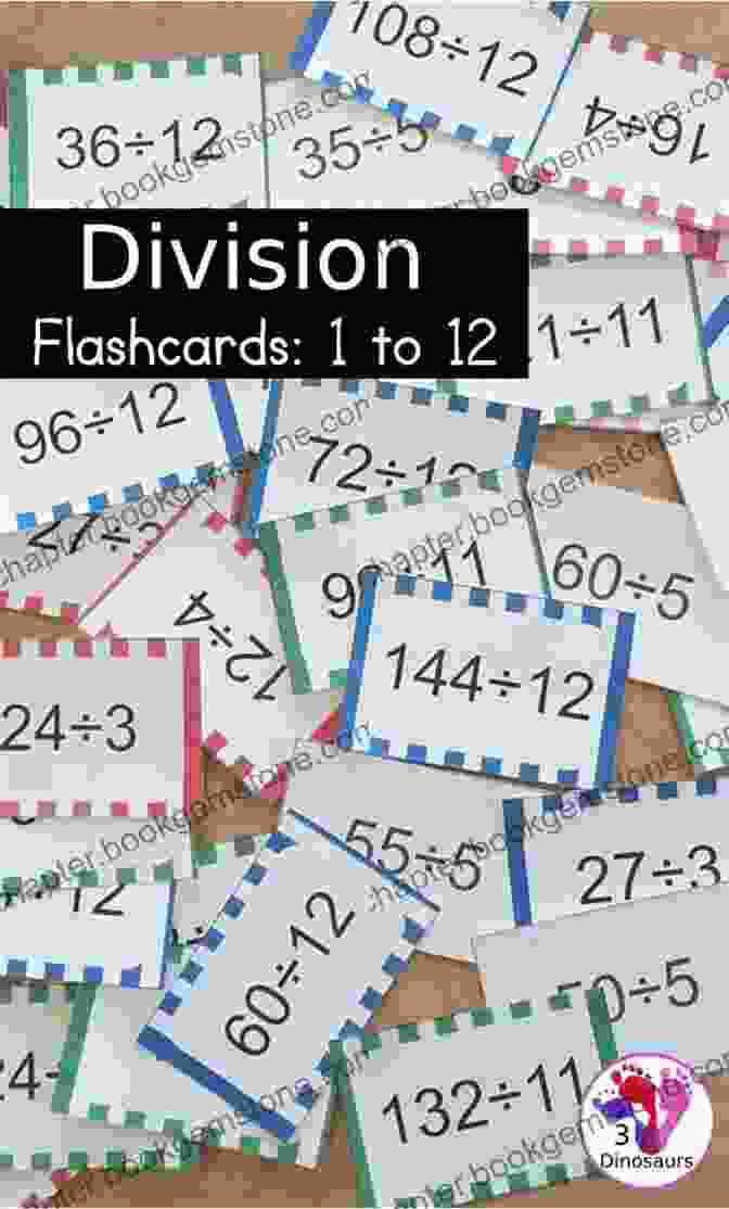 Example Of A Basic Ordered Division Flash Card Basic Ordered Division Flash Cards