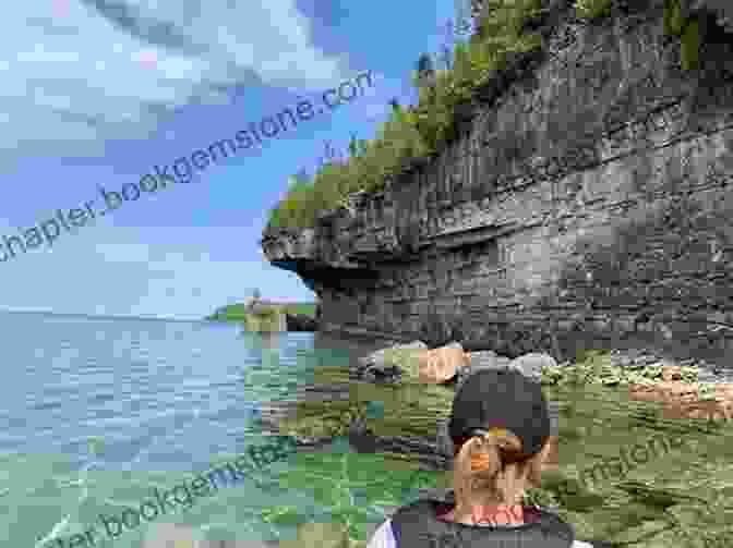 Hikers Trekking Along The Picturesque Shoreline Of Georgian Bay, With Limestone Cliffs And Turquoise Waters In The Background The Bruce Trail End To End: Niagara To Tobermory The Hard Way