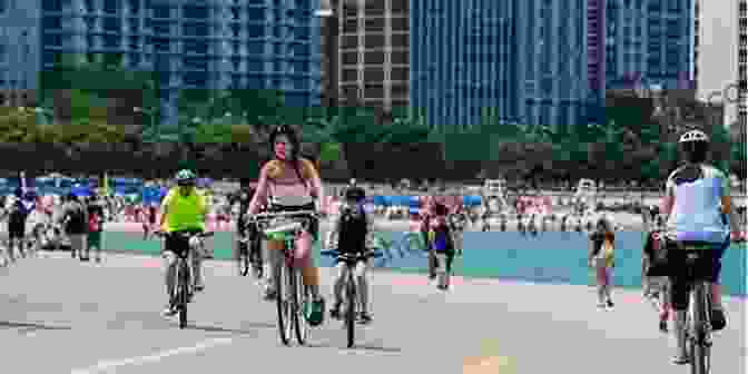 Image Of A Person Biking Along Chicago's Lake Shore Trail Not For Tourists Guide To Chicago 2024