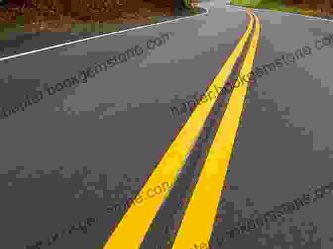 Image Of A Solid Yellow Line On The Road Pass Your Montana DMV Test Guaranteed 50 Real Test Questions Montana DMV Practice Test Questions