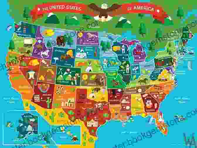 Map Of The American South With Iconic Landmarks And Attractions Highlighted Insight Guides USA: The South (Travel Guide EBook): (Travel Guide With Free EBook)