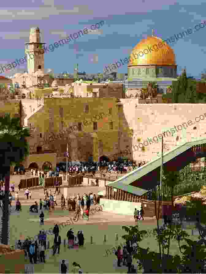 Panoramic View Of The Old City Of Jerusalem With The Dome Of The Rock And The Western Wall. The Pilgrim S New Guide To The Holy Land