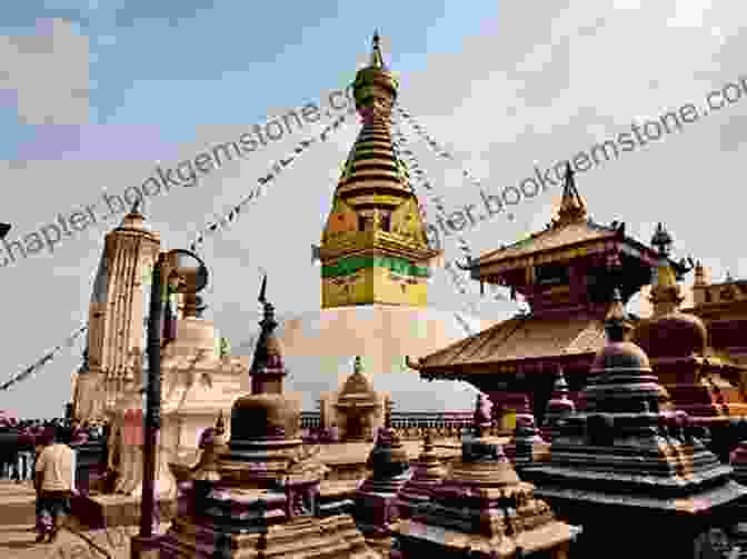 Swayambhunath Stupa, Kathmandu, Nepal, With The Kathmandu Valley In The Background. Kathmandu Debbie J Jenkins