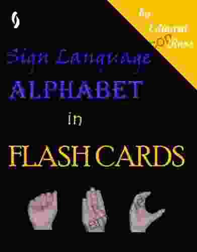 Sign Language Alphabet In Flash Cards